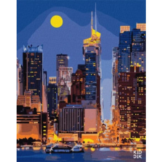 Картина за номерами "Вулиці Манхеттена" Ідейка KHO3611 40х50см - Інтернет-магазин спільних покупок ToGether