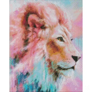 Алмазна мозаїка "Рожевий лев" Ira Volkova AMO7454 40х50 см - Інтернет-магазин спільних покупок ToGether