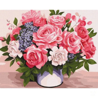 Картина за номерами "Квіткова краса" KHO3255 40х50 см - Інтернет-магазин спільних покупок ToGether