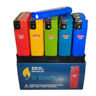Запальничка кишенькова багаторазова + LED ліхтарик DM-005 Duum Lion - Інтернет-магазин спільних покупок ToGether