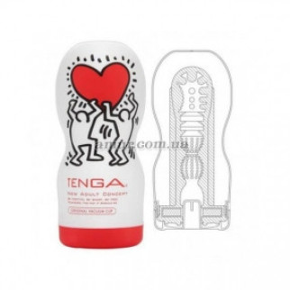 Мастурбатор — Tenga Keith Haring Deep Throat Cup, з вакуумною стимуляцією - Інтернет-магазин спільних покупок ToGether
