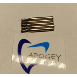 Стоматологічні алмазні фрези бори ApogeyDental BC-S43 м'яка упаковка 5 шт/уп (синя серія) - Інтернет-магазин спільних покупок ToGether