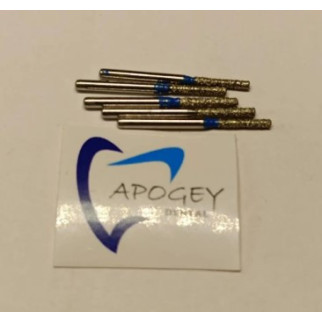 Стоматологічні алмазні бори SF-11 ApogeyDental 5 шт/уп м'яка упаковка (синя серія) - Інтернет-магазин спільних покупок ToGether
