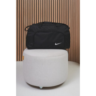 Дорожна сумка чорна Nike біле лого (мал.) - Інтернет-магазин спільних покупок ToGether