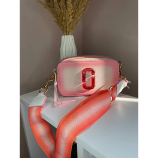 Жіноча сумка Marc Jacobs LOGO pink  Марк Джейкобс рожева 0054 - Інтернет-магазин спільних покупок ToGether