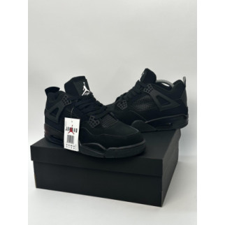 Кроссовки Nike Air Jordan 4 Retro (black mat)  - Інтернет-магазин спільних покупок ToGether