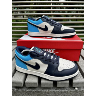 Кроссовки Nike Air Jordan 1 low (blue & white) - Інтернет-магазин спільних покупок ToGether