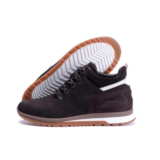  зимові шкіряні ботинки  Chocolate Crossfit коричневі  - Інтернет-магазин спільних покупок ToGether