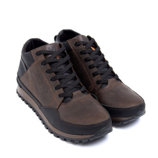 зимові шкіряні ботинки New Balance коричневі - Інтернет-магазин спільних покупок ToGether