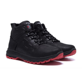 зимові шкіряні ботинки Reebok колір чорний, червоний - Інтернет-магазин спільних покупок ToGether