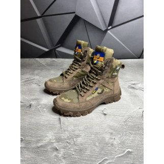 Тактичні зимові ботинки хутро колір: койот /піксель ММ14  - Інтернет-магазин спільних покупок ToGether