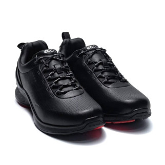 Чоловічі демісезонні шкіряні кросівки ЕSSO чорні  - Інтернет-магазин спільних покупок ToGether