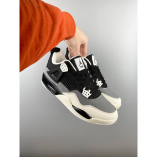 Чоловічі кросівки Nike Air Jordan 4 Retro Fleece black gray - Інтернет-магазин спільних покупок ToGether