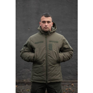 Чоловіча зимова куртка "Military" олива 00820 - Інтернет-магазин спільних покупок ToGether