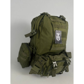 Рюкзак тактичний UT з підсумками 55л олива   - Інтернет-магазин спільних покупок ToGether