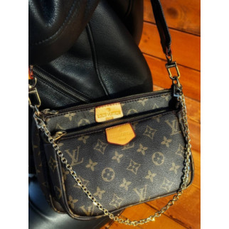 Жіноча сумка Louis Vuitton multi pochette brown  LUX  - Інтернет-магазин спільних покупок ToGether