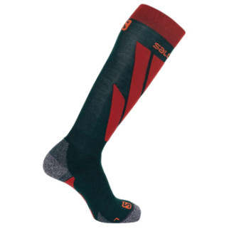 Шкарпетки гірськолижні Salomon S/ACCESS green gables/valiant poppy (LC124910056) - Інтернет-магазин спільних покупок ToGether