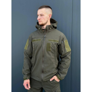 Куртка Софтшел Military олива 00621 - Інтернет-магазин спільних покупок ToGether