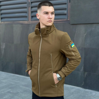 Тактична демісезонна куртка Soft Shell койот - Інтернет-магазин спільних покупок ToGether