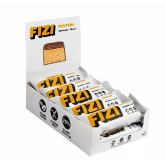 FIZI Protein Bar - 10х45g Hazelnut-Choco батончики с фундуком-шоколадом - Інтернет-магазин спільних покупок ToGether