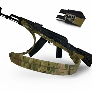 Ремінь для зброї триточковий H&K карабіном та широким наплічником мультикам - Інтернет-магазин спільних покупок ToGether