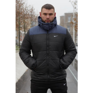 Зимова куртка "Європейка" синьо-чорна - Інтернет-магазин спільних покупок ToGether