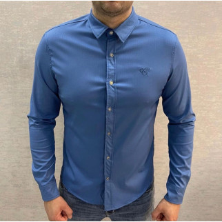 Рубашка Canali  9060 blue - Інтернет-магазин спільних покупок ToGether