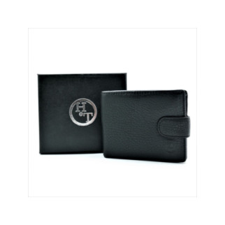 Чоловічий шкіряний гаманець 11,5 х 9,5 х 3 см Чорний wtro-161-4ND - Інтернет-магазин спільних покупок ToGether