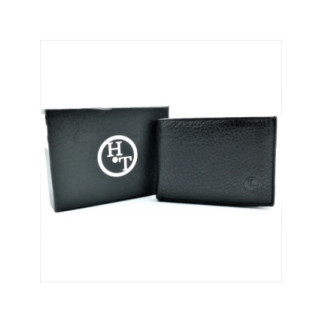 Чоловічий шкіряний гаманець-зажим 11 х 8 х 3 см Чорний wtro-168-24B - Інтернет-магазин спільних покупок ToGether