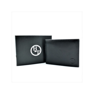 Чоловічий шкіряний гаманець 12 х 9 х 2 см Чорний wtro-208S - Інтернет-магазин спільних покупок ToGether