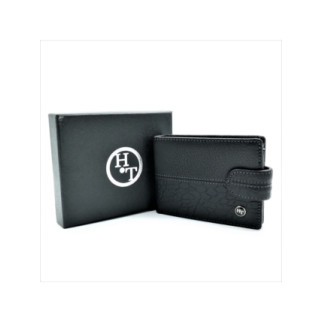 Чоловічий шкіряний гаманець 11 х 8,5 х 2,5 см Чорний wtro-168-L42ND - Інтернет-магазин спільних покупок ToGether