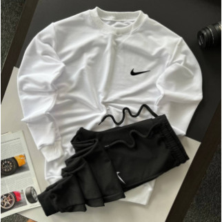 Костюм Nike Світшот білий + штани чорні . - Інтернет-магазин спільних покупок ToGether