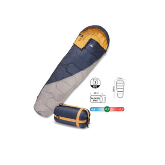 Cпальний мішок Nomad Sleeping Bag 225x71 cм Blue-Grey (NMD-SB-BLGR) - Інтернет-магазин спільних покупок ToGether