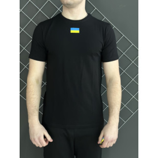 Футболка чорна Прапор України RD192 - Інтернет-магазин спільних покупок ToGether