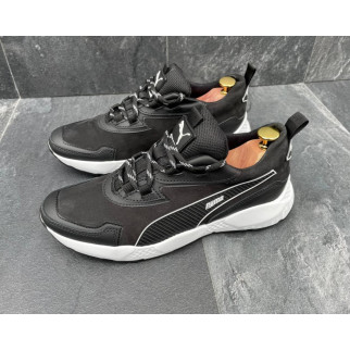 весняні шкіряні кросівки Puma колір чорний, білий - Інтернет-магазин спільних покупок ToGether