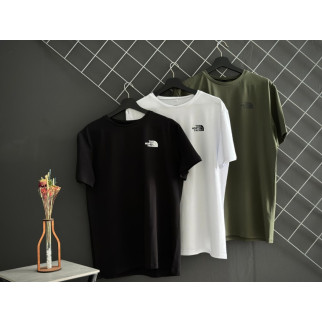 Комплект із трьох футболок TNF (чорна, біла, хакі) - Інтернет-магазин спільних покупок ToGether