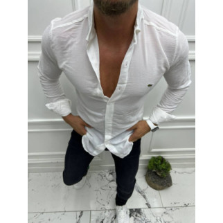 Рубашка Lasoste біла - Інтернет-магазин спільних покупок ToGether
