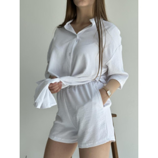 Костюм Sweet жіночий кардиган та шорти білі - Інтернет-магазин спільних покупок ToGether