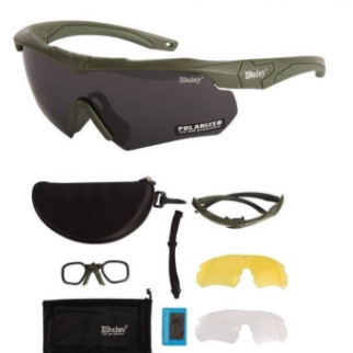 Тактичні окуляри Daisy X10-X  олива з діоптрією та поляризацією - Інтернет-магазин спільних покупок ToGether