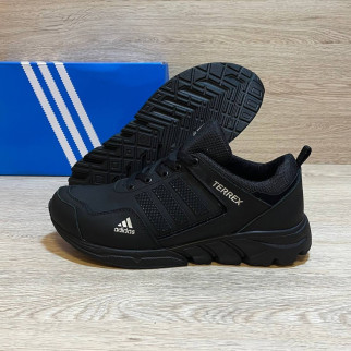 Шкіряні кросівки  Adidas ( чорні ) - Інтернет-магазин спільних покупок ToGether
