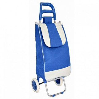 Господарська сумка-візок 35 л міцна з коліщатками колір Блакитний - Інтернет-магазин спільних покупок ToGether