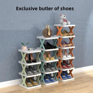 Полиця для взуття, 4 полиці пластикова полиця для взуття - Інтернет-магазин спільних покупок ToGether