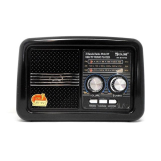 Радіо на акумуляторі Golon Solar RX-BT9 з Bluetooth, ліхтариком та сонячною панеллю. Портативна радіостанція - Інтернет-магазин спільних покупок ToGether