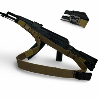 Ремінь збройовий триточковий з карабіном  койот - Інтернет-магазин спільних покупок ToGether