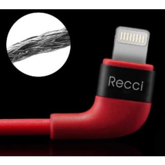 Lightning кабель Swift RCL-J100, 1m red Recci CC300064 - Інтернет-магазин спільних покупок ToGether