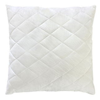 Біла стьобана подушка із силіконового волокна 70х70 від українського виробника 51219 - Інтернет-магазин спільних покупок ToGether