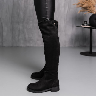 Ботфорти жіночі зимові Fashion Abu 3890 36 розмір 23,5 см Чорний - Інтернет-магазин спільних покупок ToGether