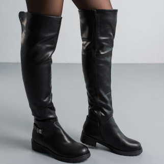 Ботфорти жіночі зимові Fashion Arabella 3855 37 розмір 24 см Чорний - Інтернет-магазин спільних покупок ToGether