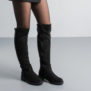 Ботфорти жіночі зимові Fashion Shella 3860 36 розмір 23,5 см Чорний - Інтернет-магазин спільних покупок ToGether