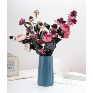 Ваза для квітів 14281 11.5х19.7 см синя - Інтернет-магазин спільних покупок ToGether